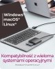IcyBox Czytnik Kart CF,TF,SD,microSD, Type-C+A, IB-CR302-CU3